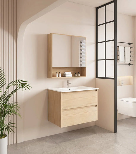 HERA 750mm Wall-Hung Vanity - Tas Oak mercioaustralia