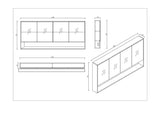HERA 1800mm Shaving Cabinet - Tas Oak mercioaustralia