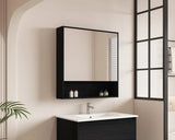 HERA 750mm Shaving Cabinet - Black Oak mercioaustralia