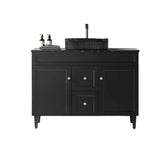 Harrington Floor PVC Cabinet Vanity 1200mm (Matte Black) (Double Bowl) Poseidon