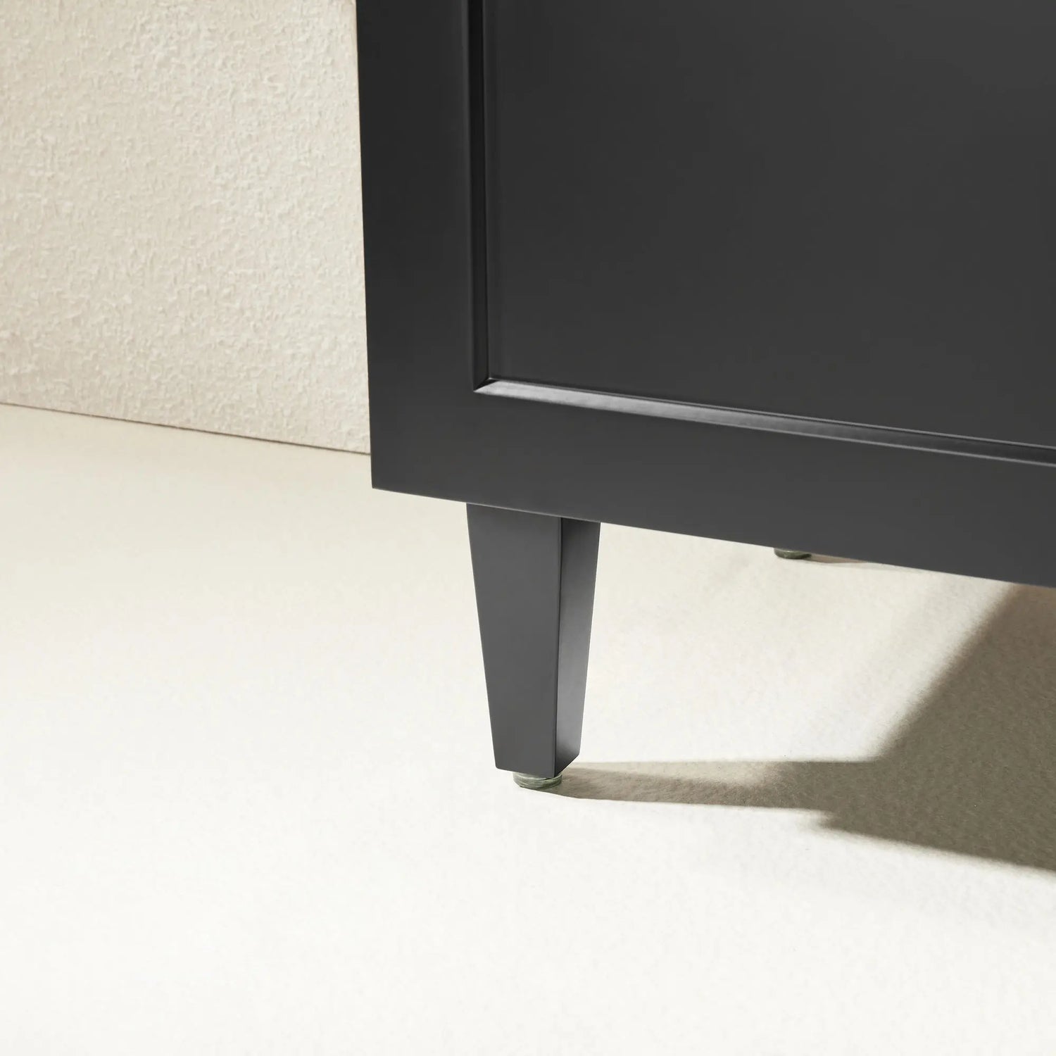 Harrington Floor PVC Cabinet Vanity 1200mm (Matte Black) (Single Bowl) Poseidon