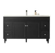 Harrington Floor PVC Cabinet Vanity 1500mm (Single Bowl/Double Bowl) (Matte Black) Poseidon