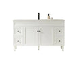 Harrington Floor PVC Cabinet Vanity 1500mm (Single Bowl/Double Bowl) (Matte White) Poseidon