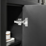 Harrington Freestanding PVC Vanity 900mm (Matte Black) Poseidon