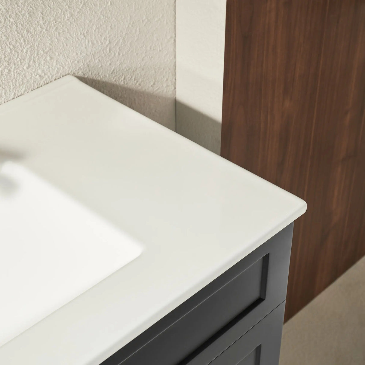 Harrington Freestanding PVC Vanity 900mm (Matte Black) Poseidon