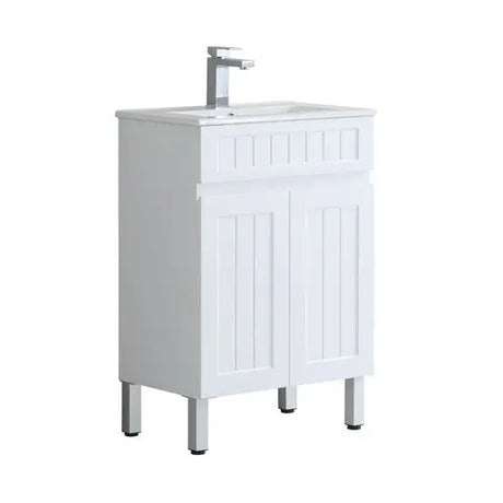ACACIA SHAKER PVC Floor Vanity 600 Poseidon