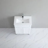 ACACIA SHAKER PVC Floor Vanity 600 Poseidon