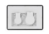 Mercio R&T Round Flush Plate - Gun Metal mercioaustralia
