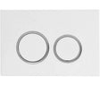 Mercio R&T Round Flush Plate - White mercioaustralia