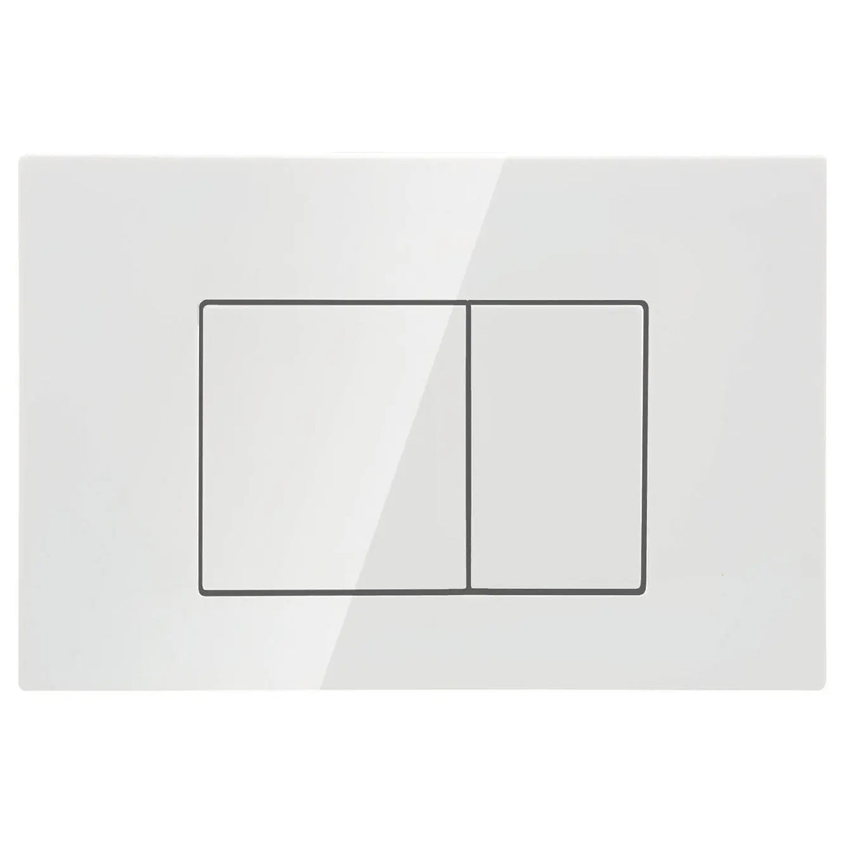 Mercio R&T Square Flush Plate - White mercioaustralia