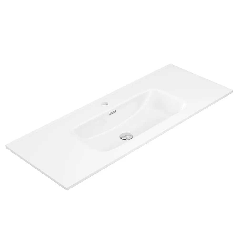 Joli Gloss Full Depth Ceramic Basin Top 1200mm 1TH fienza