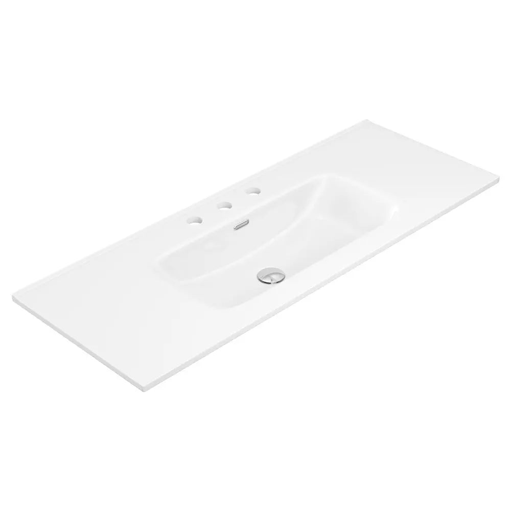 Joli Gloss Full Depth Ceramic Basin Top 1200mm 3TH fienza