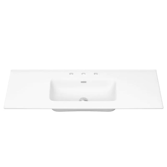 Joli Matte Full Depth Ceramic Basin Top 1200mm 3TH fienza