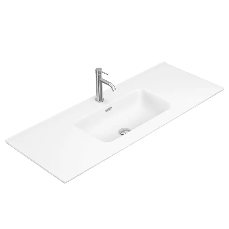 Joli Matte Full Depth Ceramic Basin Top 1200mm 1TH fienza