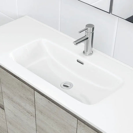 Joli Gloss Full Depth Ceramic Basin Top 1200mm 1TH fienza