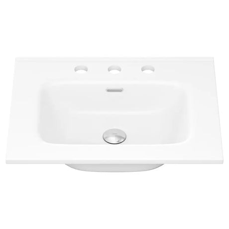Joli Gloss Full Depth Ceramic Basin Top 600mm 3TH fienza