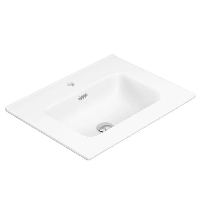 Joli Matte Full Depth Ceramic Basin Top 600mm 1TH fienza