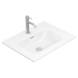 Joli Gloss Full Depth Ceramic Basin Top 600mm 1TH fienza