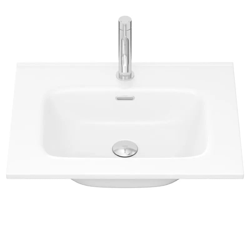 Joli Gloss Full Depth Ceramic Basin Top 600mm 1TH fienza