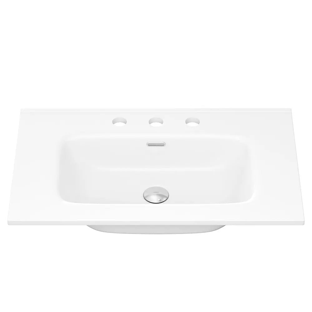 Joli Gloss Full Depth Ceramic Basin Top 750mm 3TH fienza