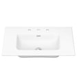 Joli Matte Full Depth Ceramic Basin Top 750mm 3TH fienza