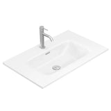 Joli Gloss Full Depth Ceramic Basin Top 750mm 1TH fienza