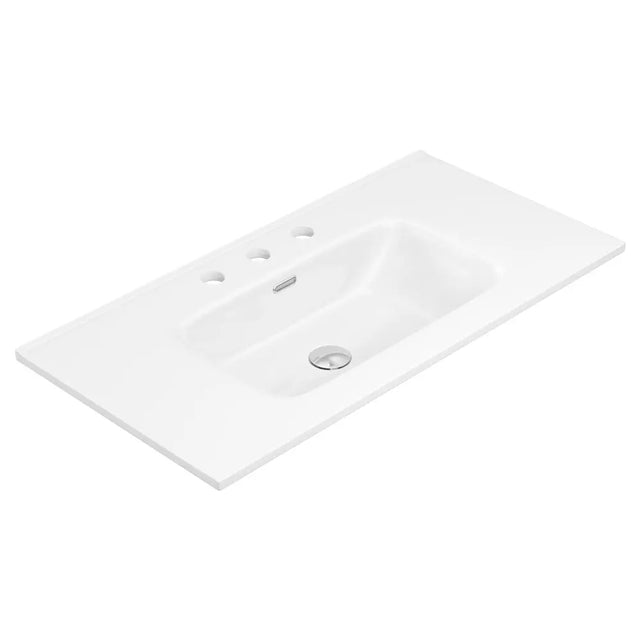 Joli Gloss Full Depth Ceramic Basin Top 900mm 3TH fienza