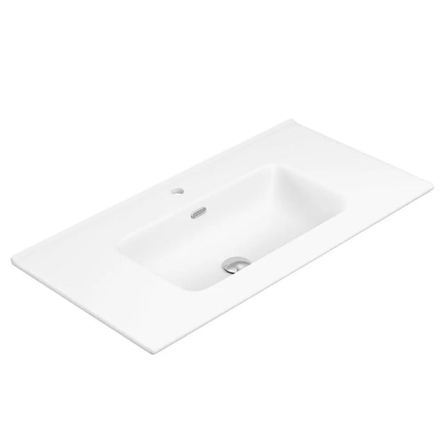Joli Matte Full Depth Ceramic Basin Top 900mm 1TH fienza