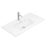 Joli Gloss Full Depth Ceramic Basin Top 900mm 1TH fienza