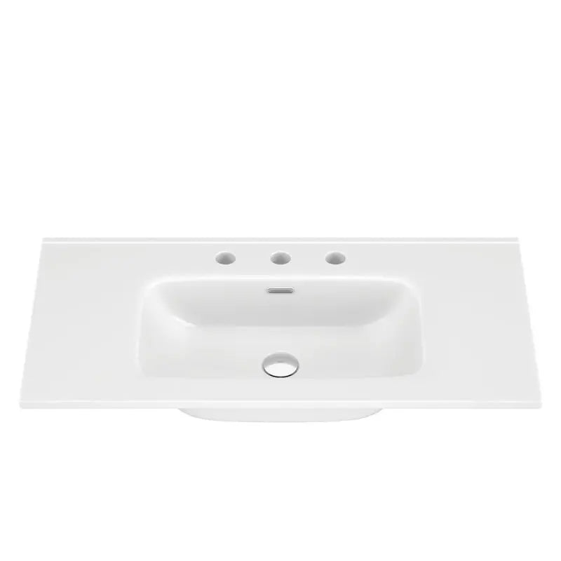 Joli Gloss Full Depth Ceramic Basin Top 900mm 1TH fienza