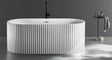 Nyx Fluted Freestanding Bath tub | 1700 x 800mm Bagno D'Oro