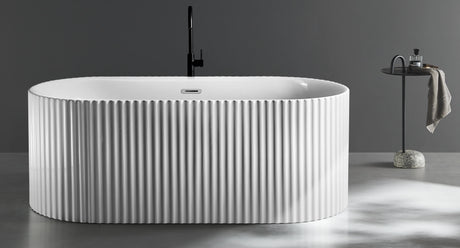 Nyx Fluted Freestanding Bath tub | 1500 x 750mm Bagno D'Oro