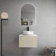Bellevue PVC Wall Hung Vanity 600 (Coastal Oak)-Clearance Poseidon