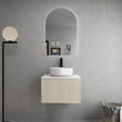 Bellevue Slim PVC Wall Hung Vanity 600 (Coastal Oak) Poseidon