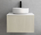 Bellevue PVC Wall Hung Vanity 600 (Coastal Oak)-Clearance Poseidon