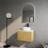 Bellevue Slim PVC Wall Hung Vanity 600 (Prime Oak) Poseidon