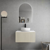 Bellevue Slim PVC Wall Hung Vanity 750 (Coastal Oak) Poseidon