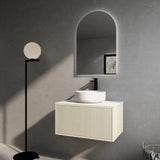 Bellevue PVC Wall Hung Vanity 750 (Coastal Oak)-Clearance Poseidon
