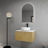 Bellevue PVC Wall Hung Vanity 750 (Prime Oak) Poseidon