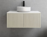 Bellevue PVC Wall Hung Vanity 900 (Coastal Oak)-Clearance Poseidon