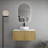 Bellevue PVC Wall Hung Vanity 900 (Prime Oak) Poseidon