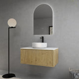 Bellevue PVC Wall Hung Vanity 900 (Prime Oak) Poseidon