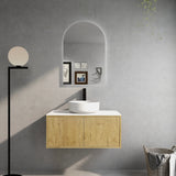 Bellevue PVC Wall Hung Vanity 900 (Prime Oak) Poseidon