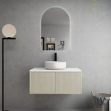 Bellevue PVC Wall Hung Vanity 900 (Coastal Oak)-Clearance Poseidon