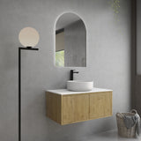 Bellevue PVC Wall Hung Vanity 900 (Prime Oak) Poseidon