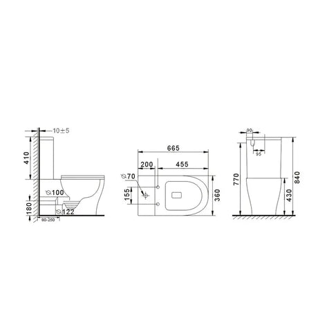 Bagno D'Oro Kai Tornado Silent Flush Toilet Suite Bagno D'Oro