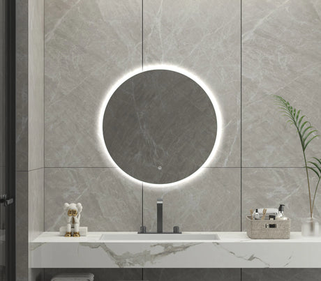 Evelyn Round Frameless LED Mirror | 800 x 800 mm Bagno D'Oro