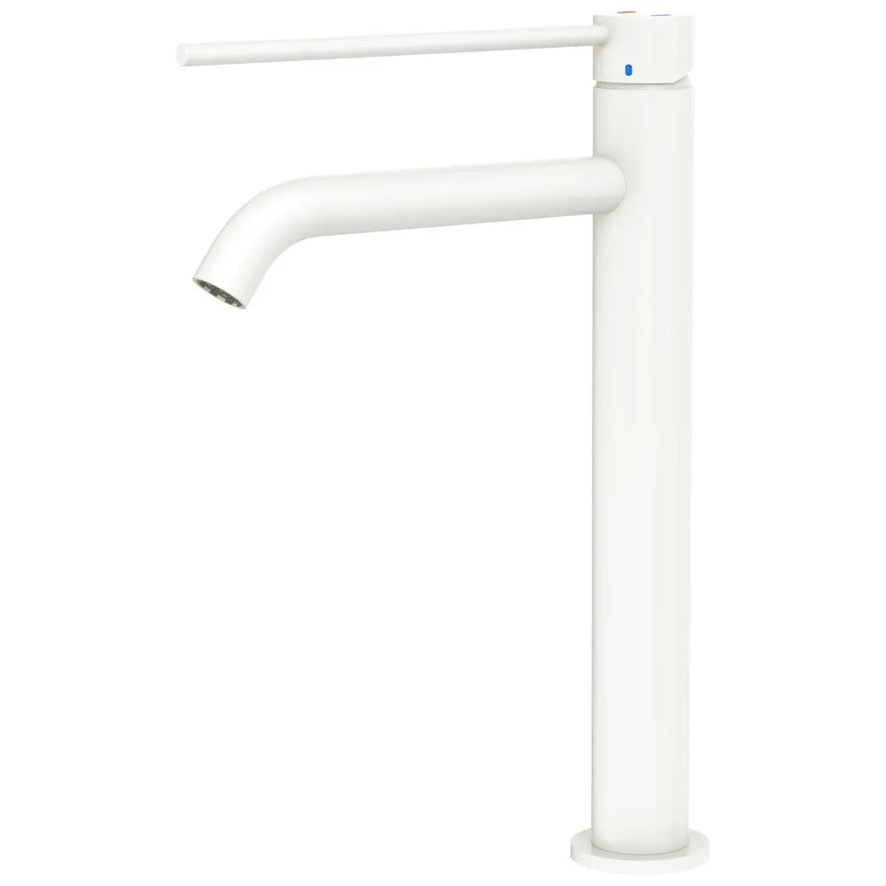 Kaya Care Tall Basin Mixer, Matte White fienza