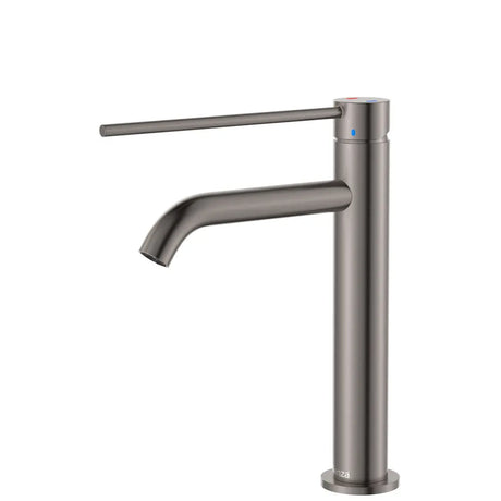 Kaya Care Medium Basin Mixer, Gun Metal fienza