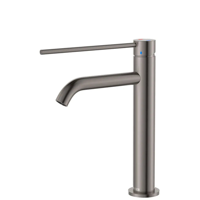 Kaya Care Medium Basin Mixer, Gun Metal fienza